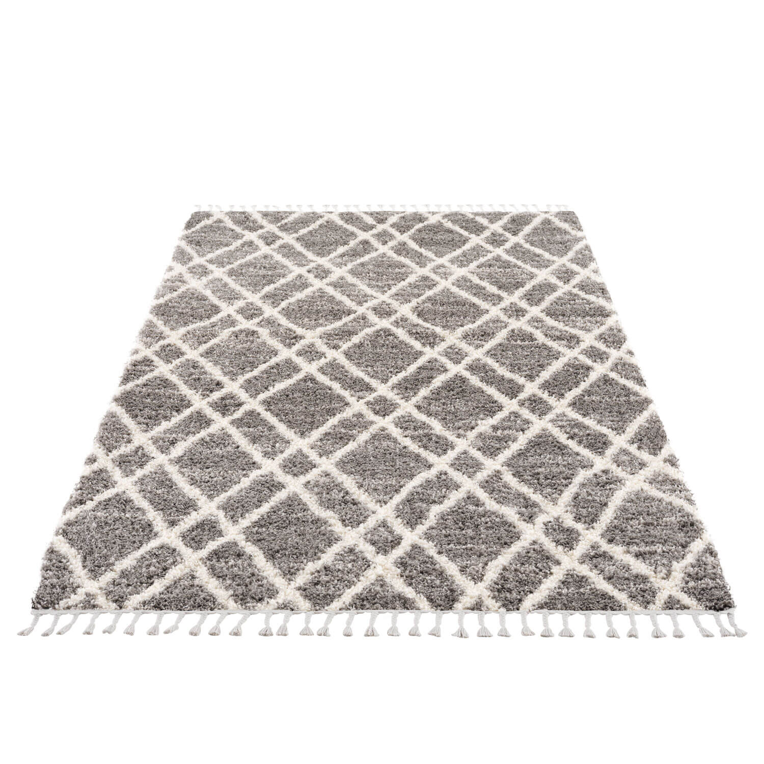 Bruin Tapijt Hoopolig  Vloerkleed - Omid Berber Vibes 3 - Omid Carpets