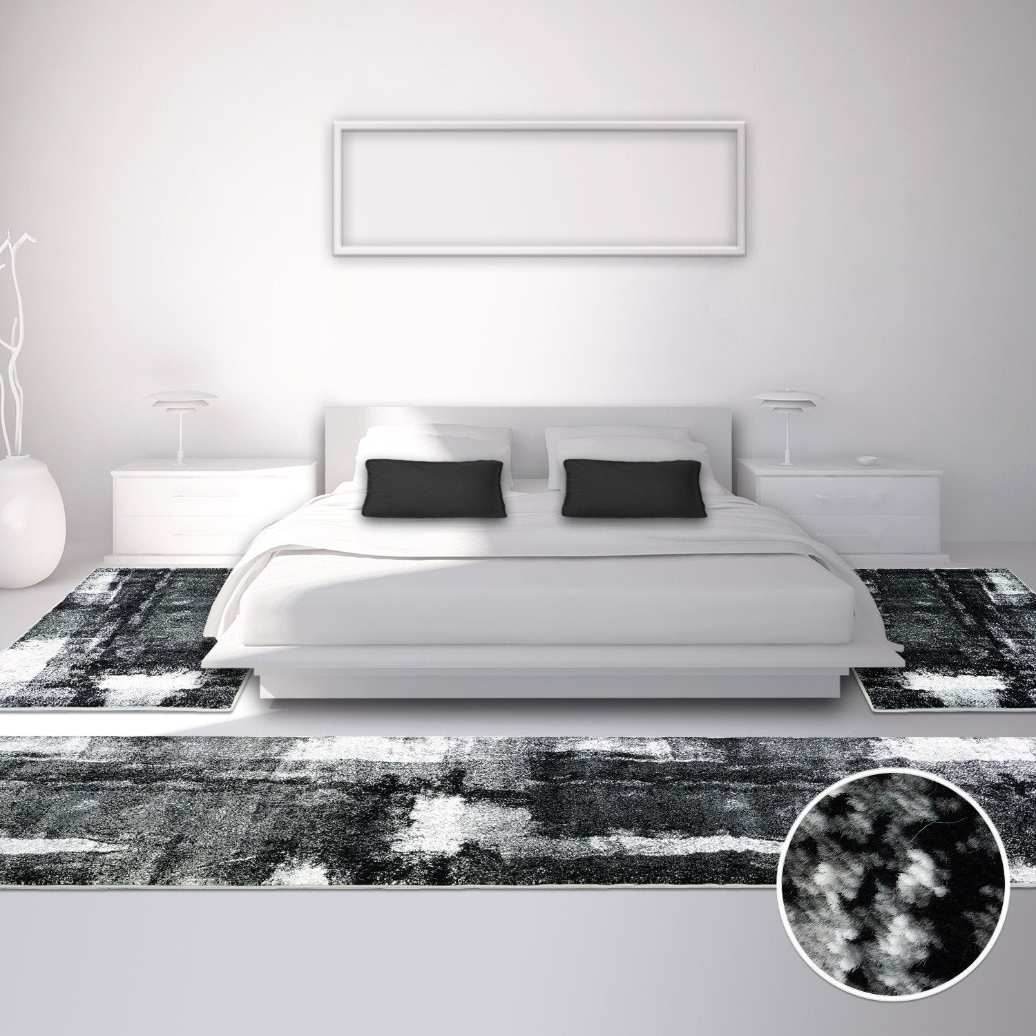 Vloerkleed Slaapkamer Naast Het Bed Set (1X 80x300 + 2X 80x150) - Omid Carpets