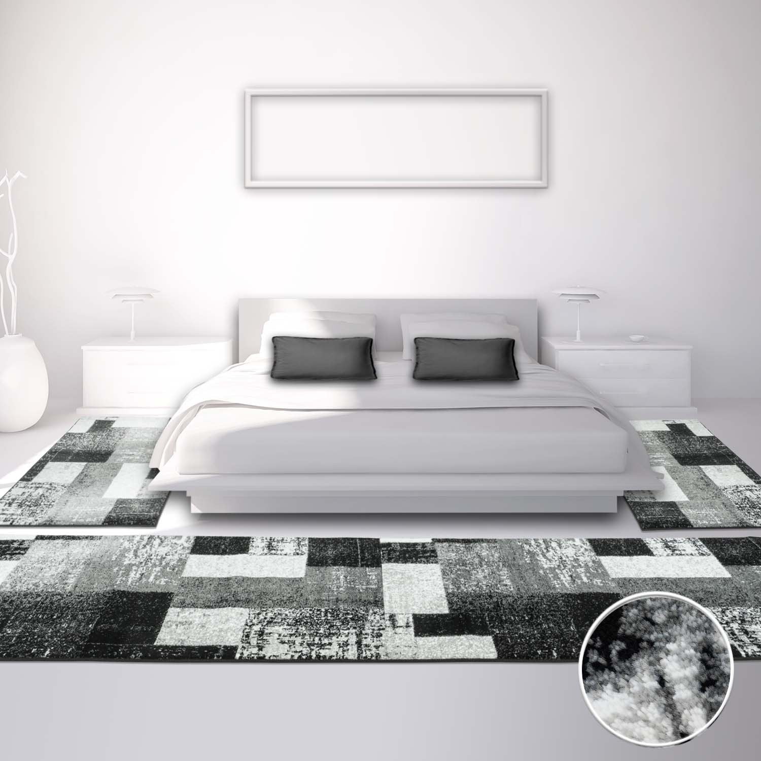 Vloerkleed Slaapkamer Naast Het Bed Set (1X 80x300 + 2X 80x150) - Omid Carpets