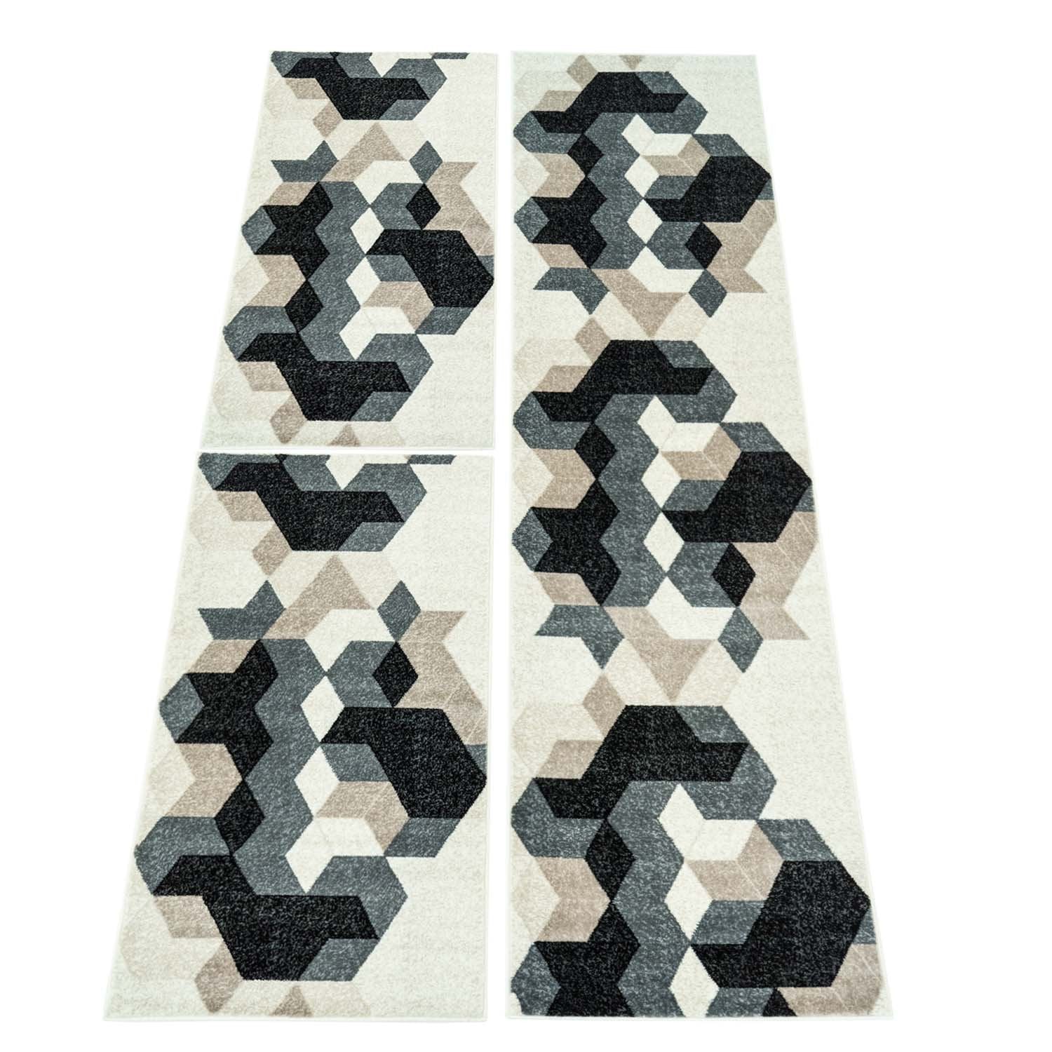Vloerkleed Slaapkamer Naast Het Bed Set (1X 80x300 + 2X 80x150) - Omid Carpets