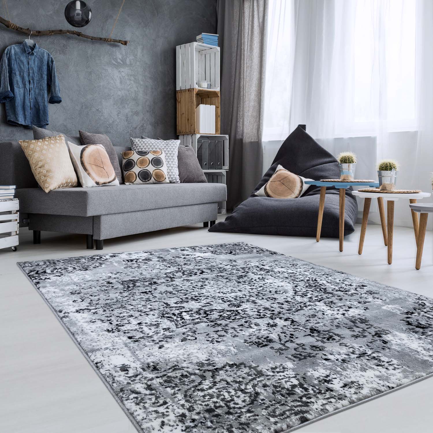 Tapijt Omid Monochrome 1 Vloerkleed - Omid Carpets