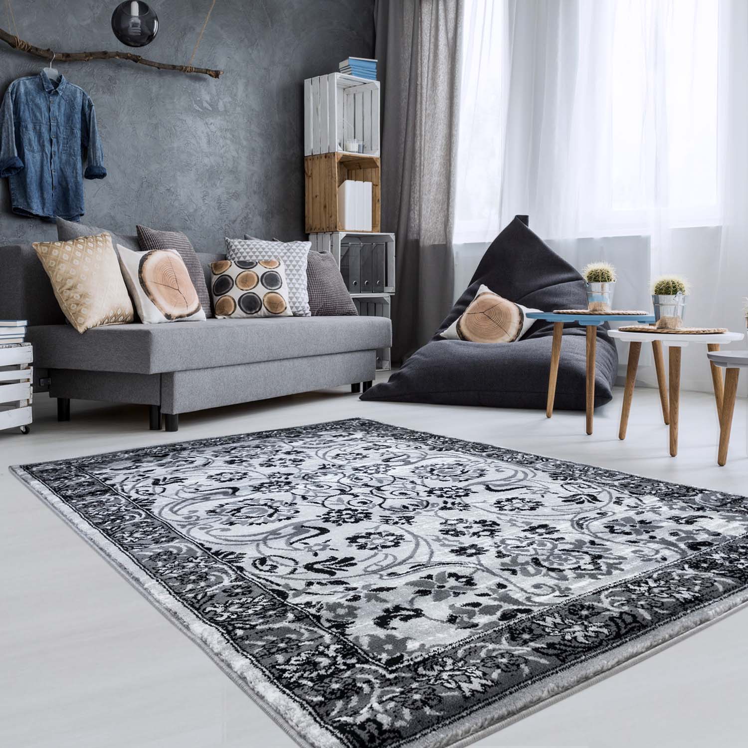 Tapijt Omid Monochrome 2 Vloerkleed - Omid Carpets