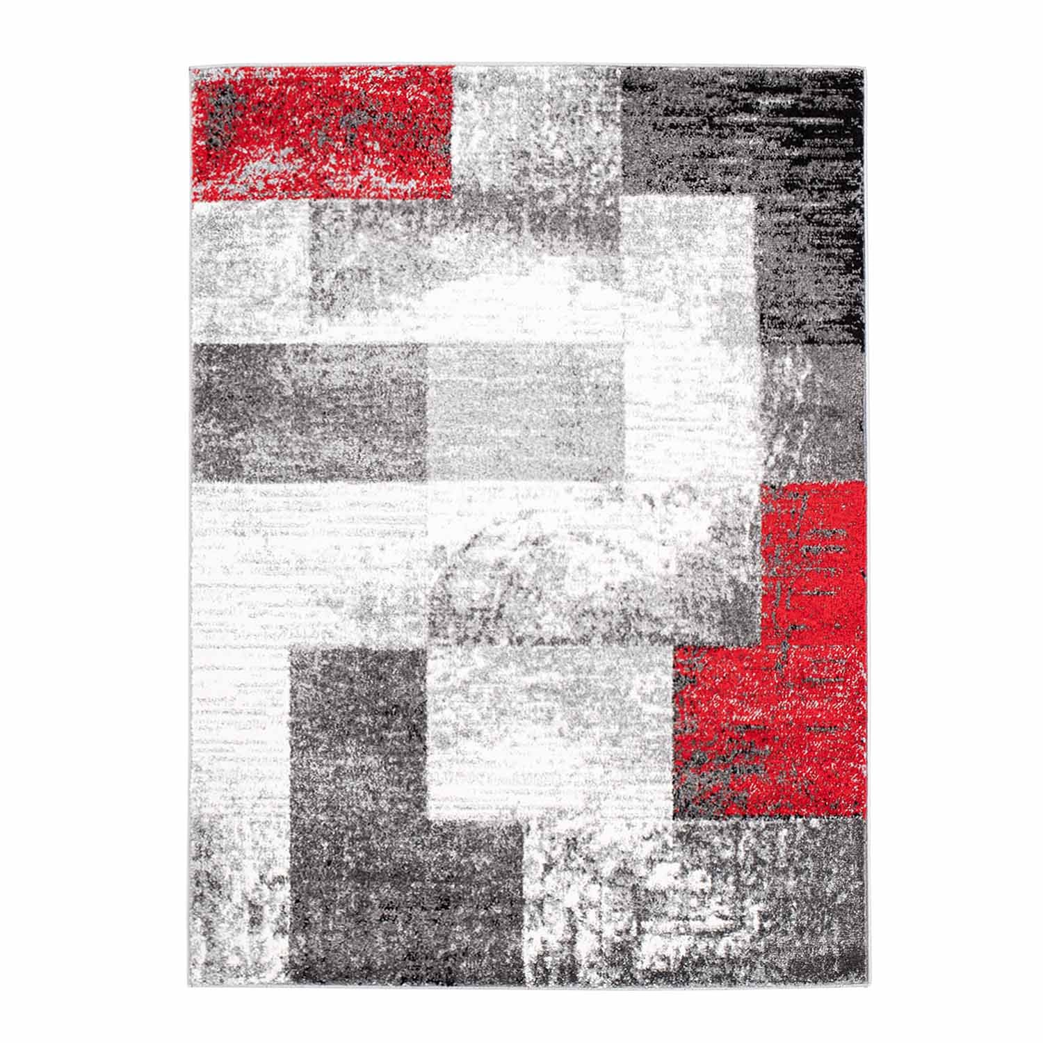 Tapijt Omid Maze Rood Vloerkleed - Omid Carpets