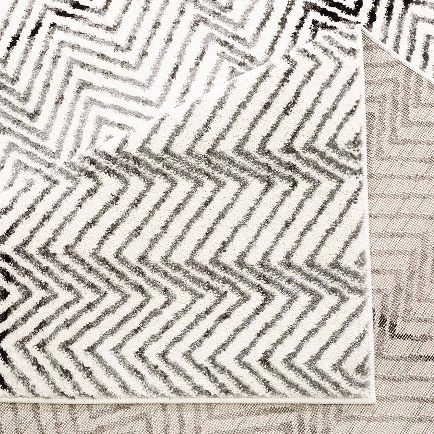 Crème Tapijt Laagpolig Vloerkleed Omid Art - Arrow - Omid Carpets