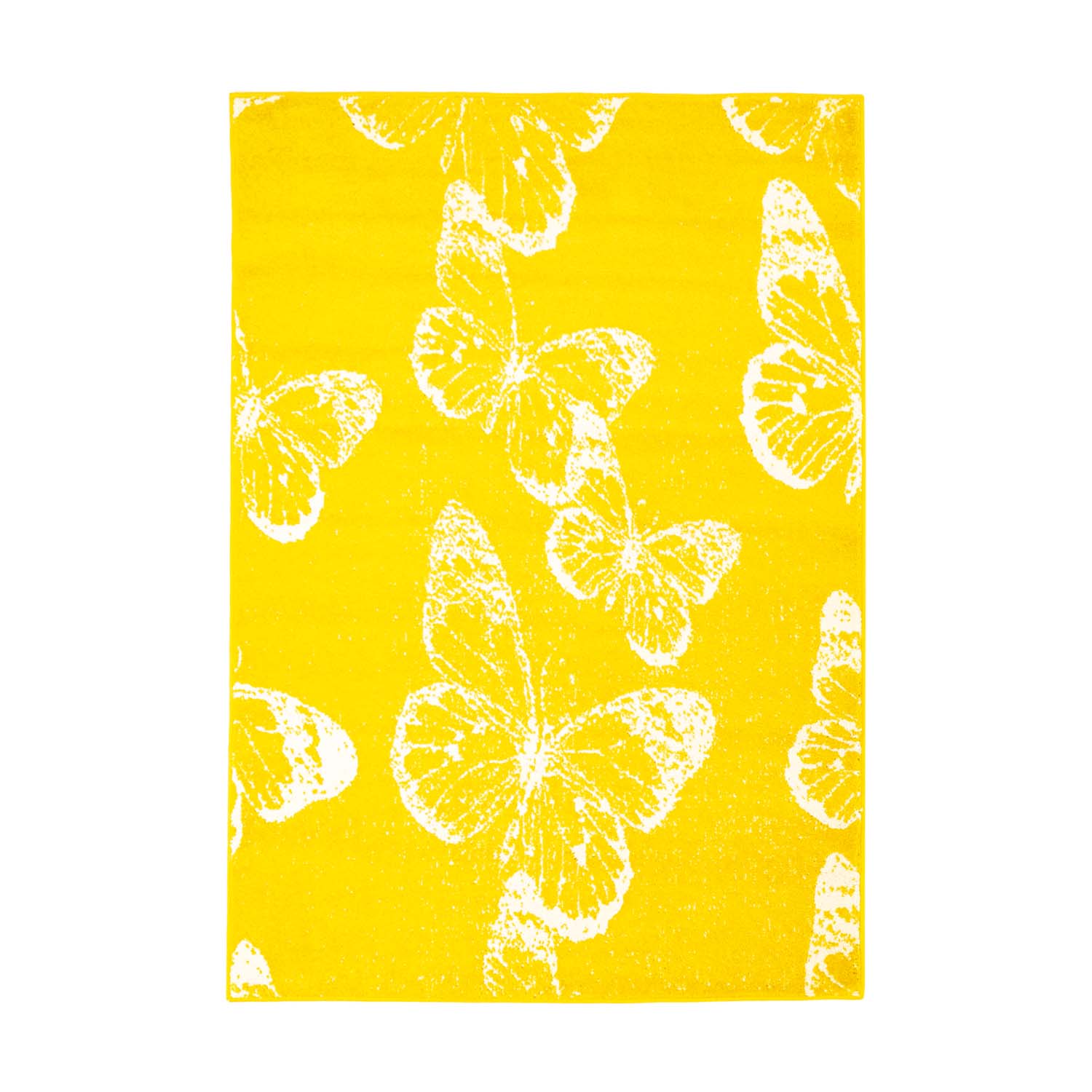 Tapijt Omid Butterfly Geel Vloerkleed - Omid Carpets
