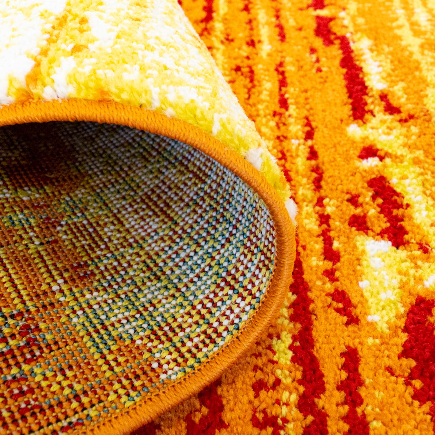 Tapijt Omid Sun Geel Vloerkleed - Omid Carpets