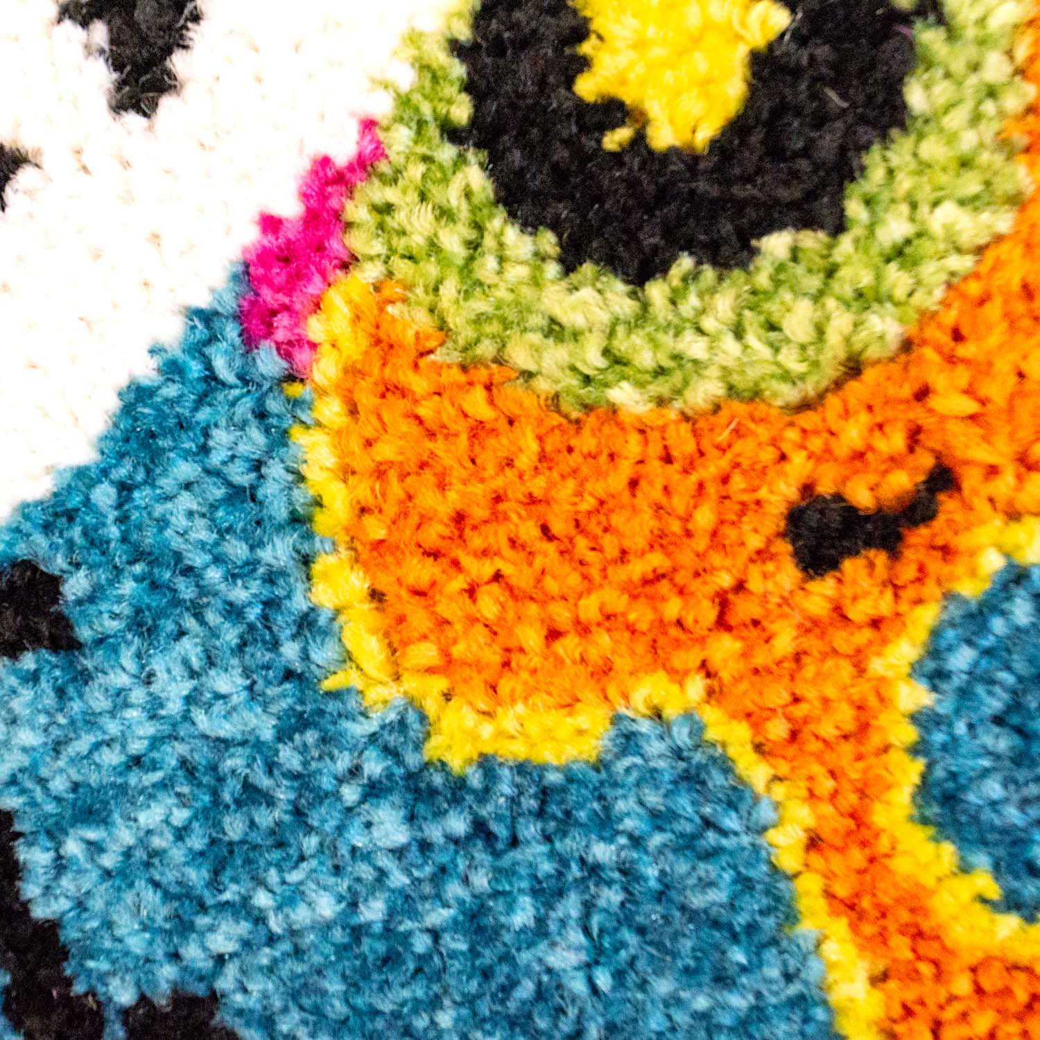 Kindertapijt Omid Auto Blauw Vloerkleed - Omid Carpets