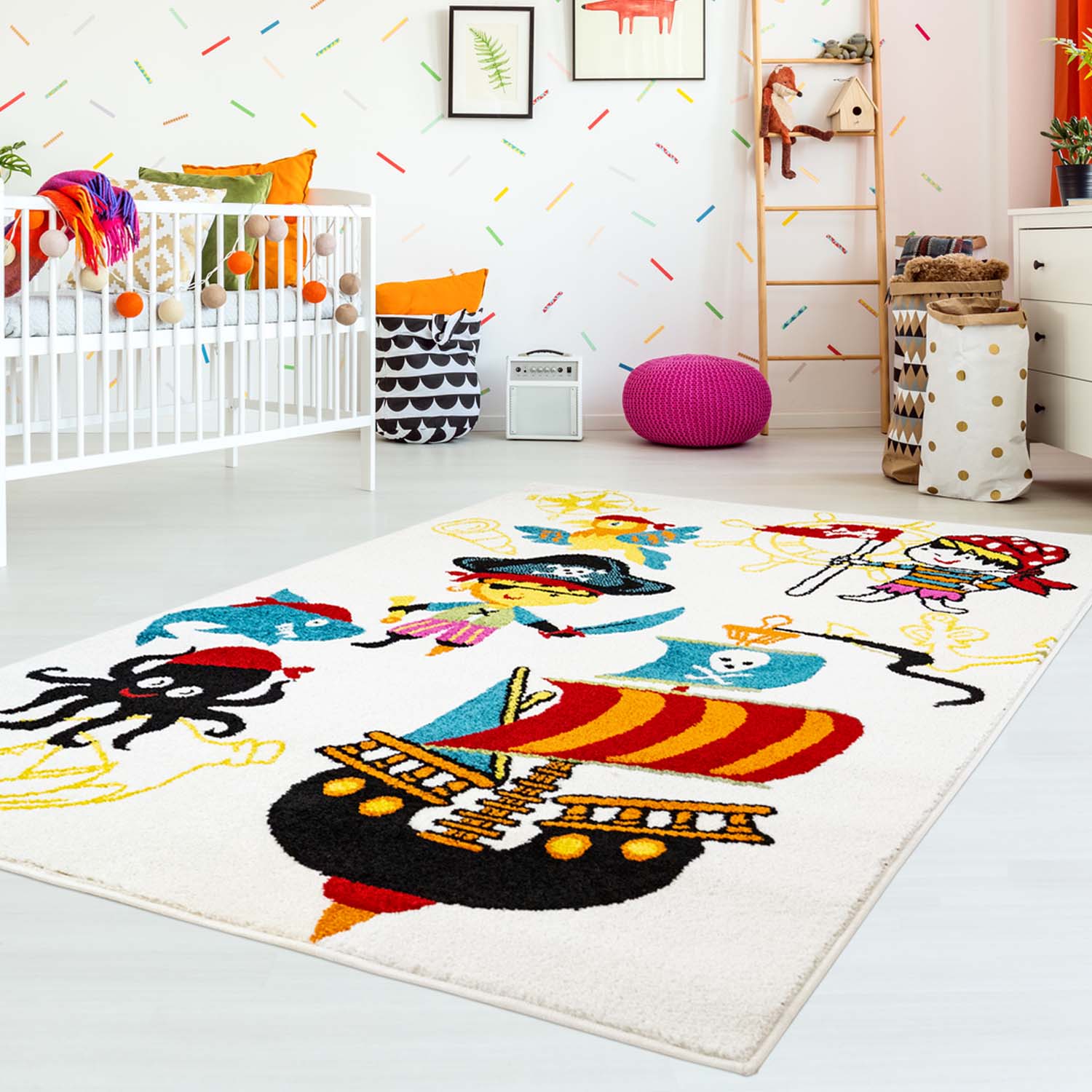 Kindertapijt Omid Piraten 2 Vloerkleed - Omid Carpets