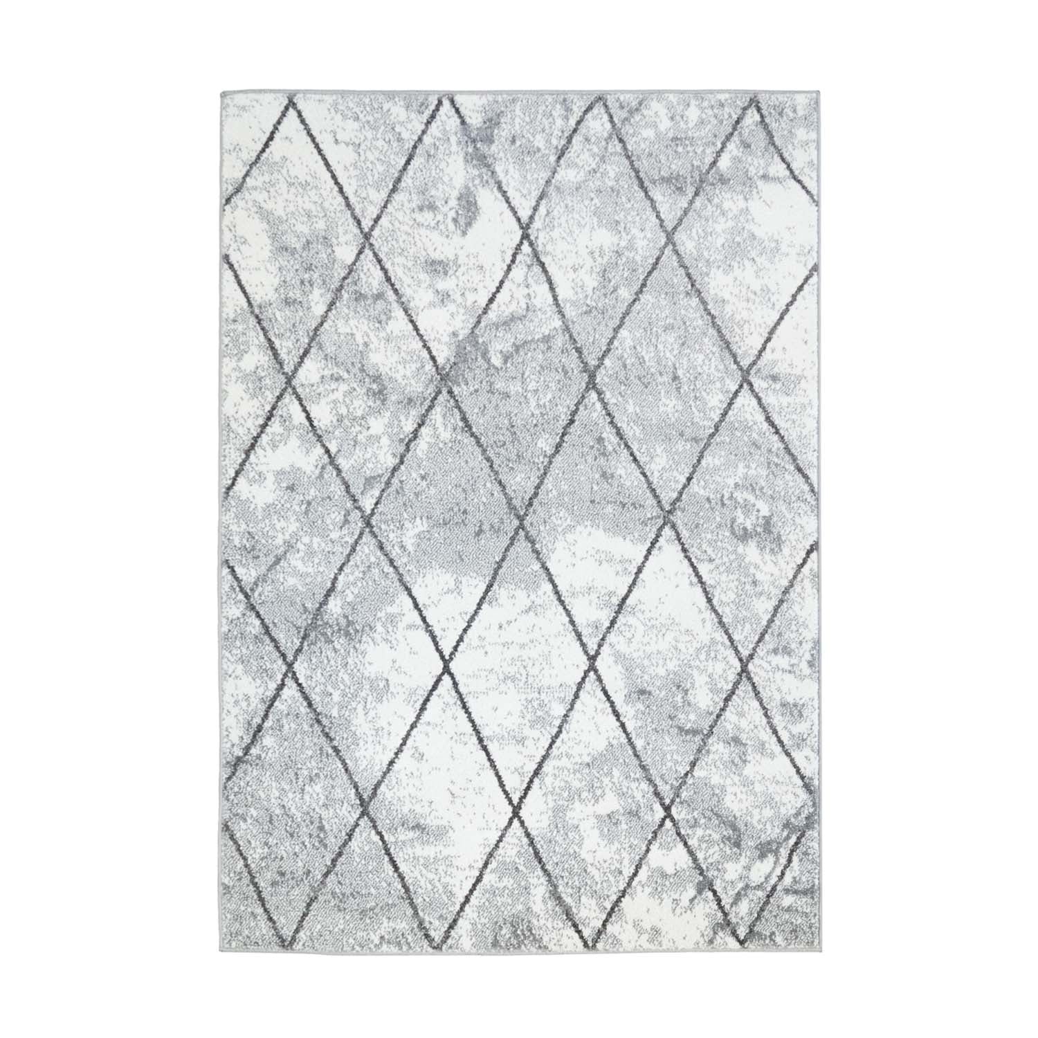 Tapijt Omid Diamond Grijs Vloerkleed - Omid Carpets