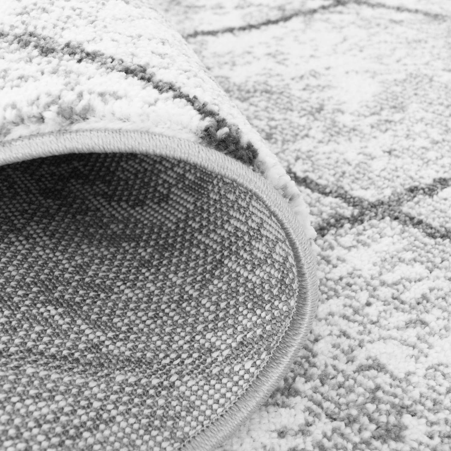 Tapijt Omid Diamond Grijs Vloerkleed - Omid Carpets