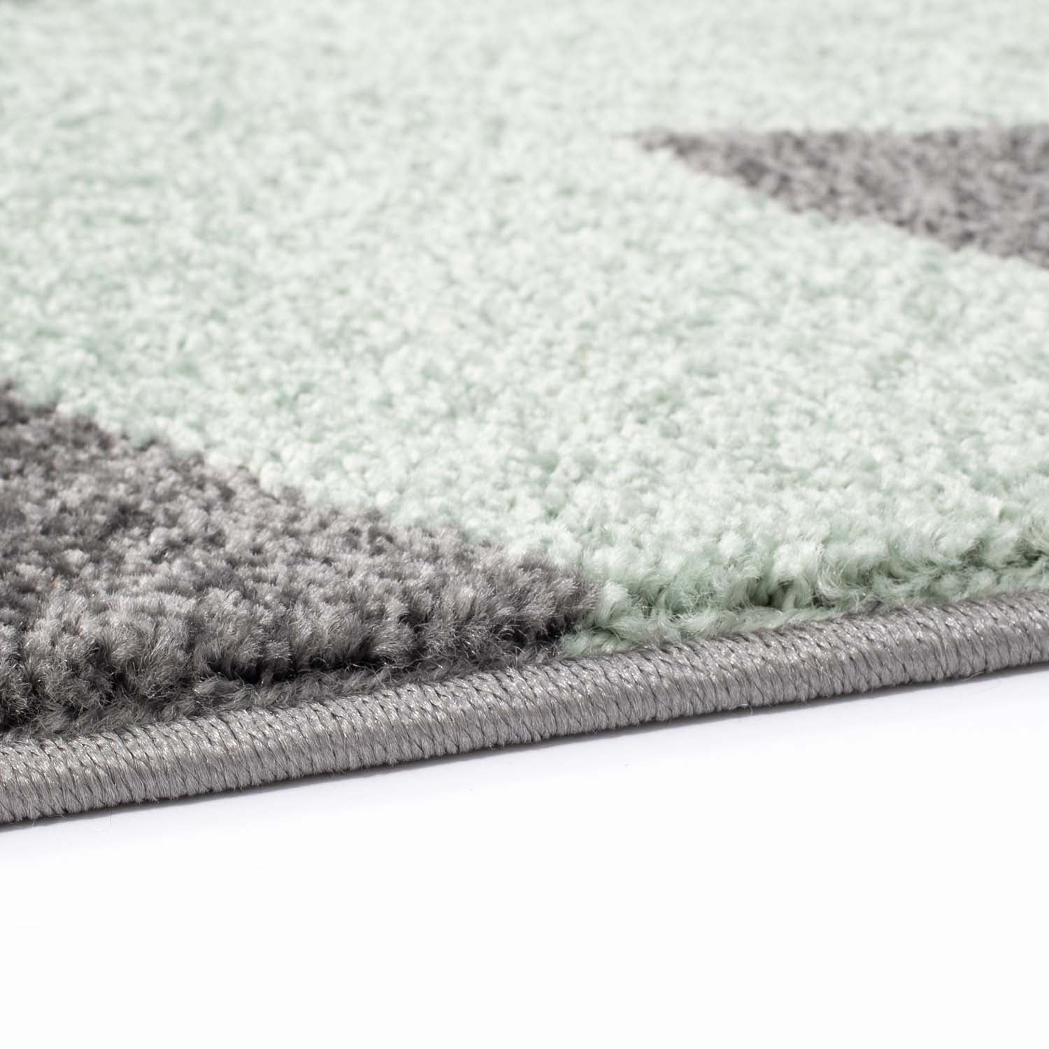 Tapijt Omid Spring Laagpolig Vloerkleed Groene Bloemen - Omid Carpets
