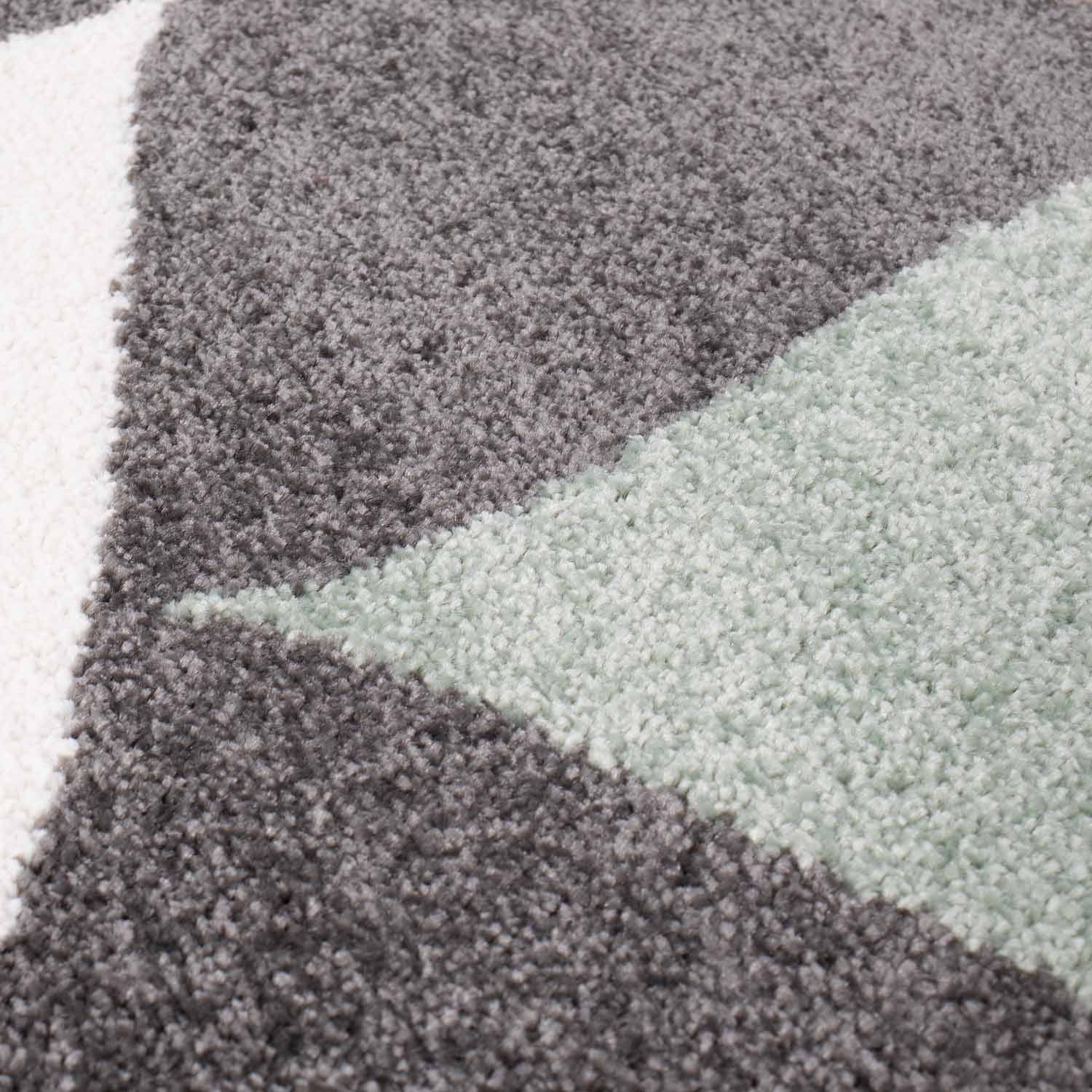 Tapijt Omid Spring Laagpolig Vloerkleed Groene Bloemen - Omid Carpets