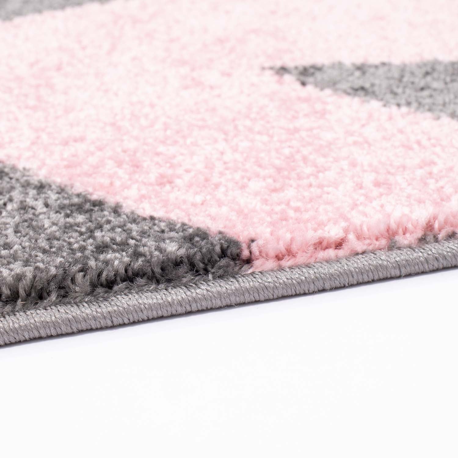 Tapijt Omid Spring Laagpolig Vloerkleed Roze Bloemen - Omid Carpets