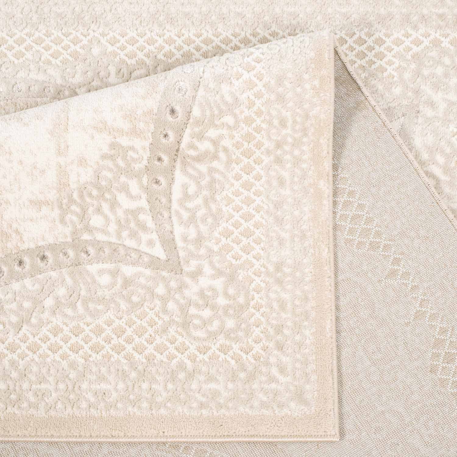 Tapijt Omid Spring Laagpolig Vloerkleed Natural Classic Creme - Omid Carpets