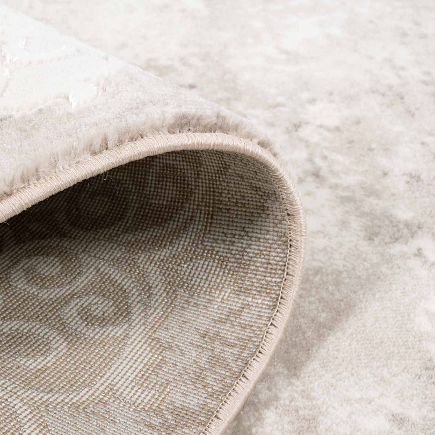 Tapijt Omid Spring Laagpolig Vloerkleed Natural Classic Creme 2 - Omid Carpets
