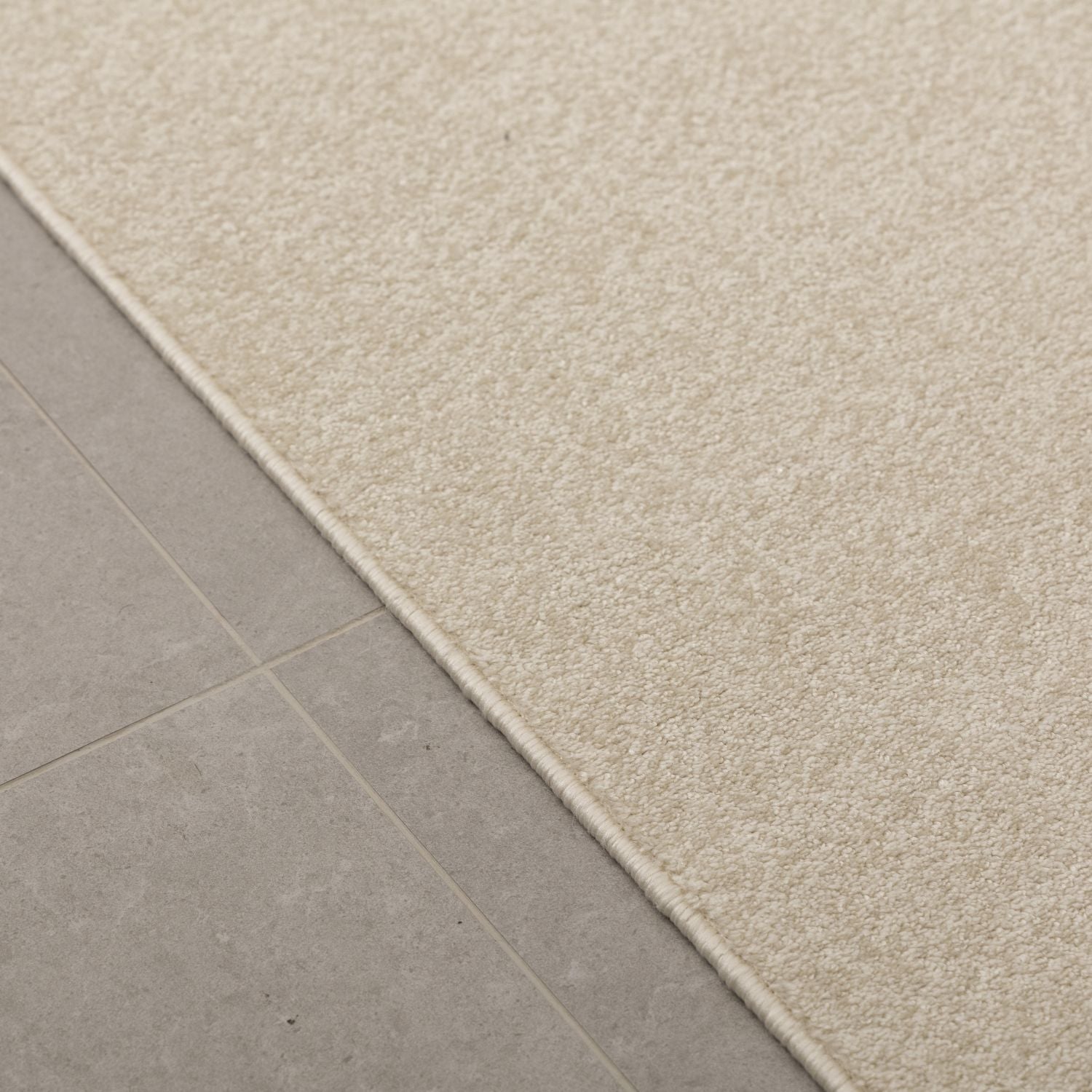Crème Tapijt Laagpolig Vloerkleed Omid Modern Belgian