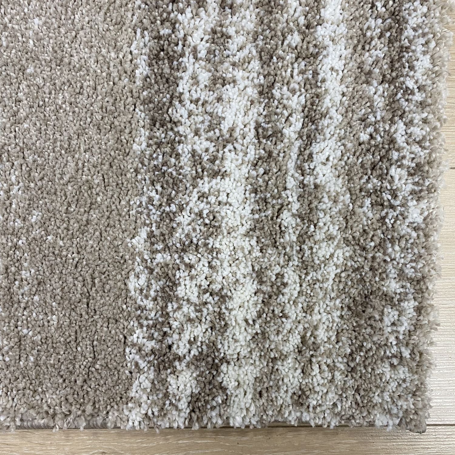 Beige/Taupe Tapijt Dik Laagpolig Vloerkleed Omid Belgian Luxury