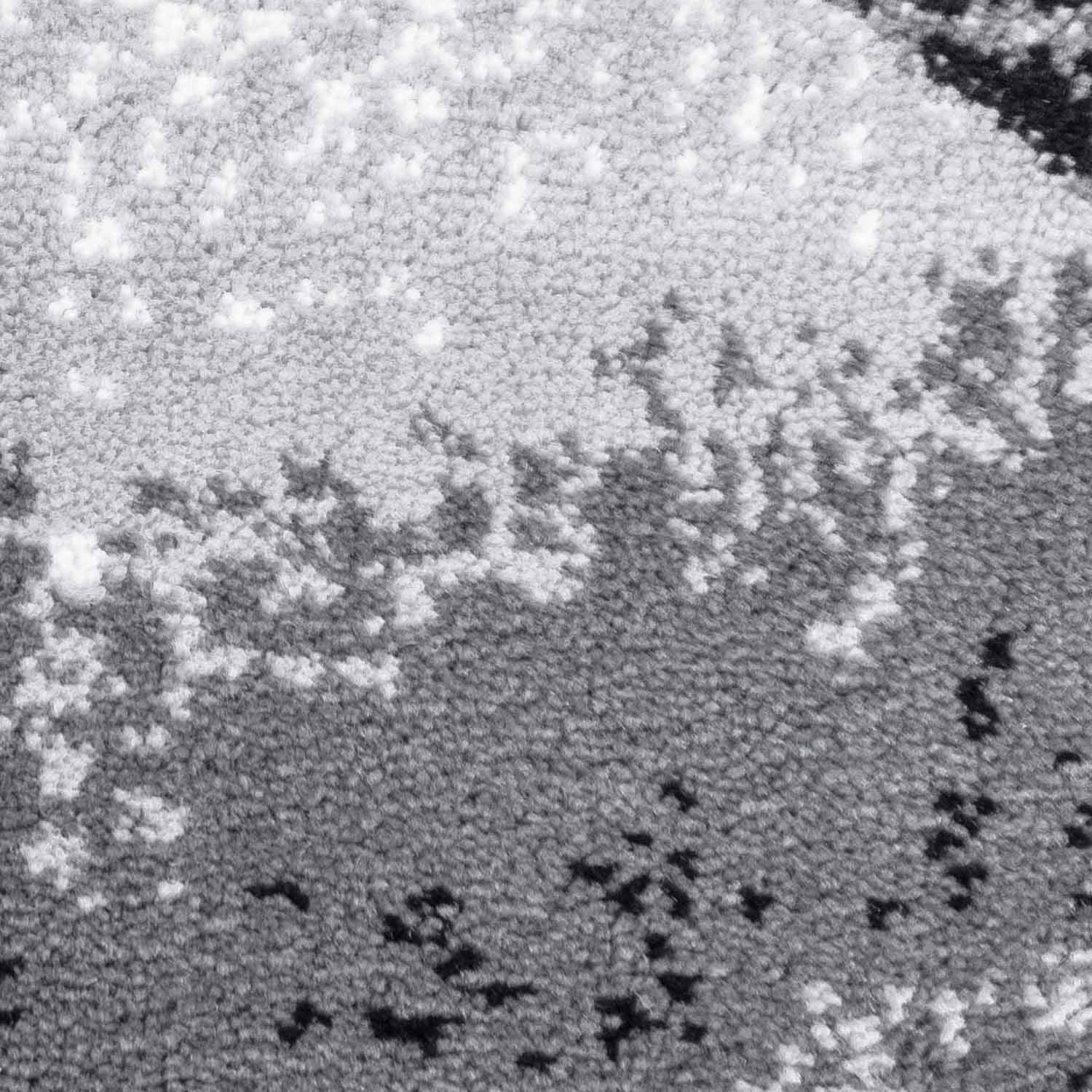 Tapijt Omid Grijstinten Abstract Vloerkleed 1 - Omid Carpets