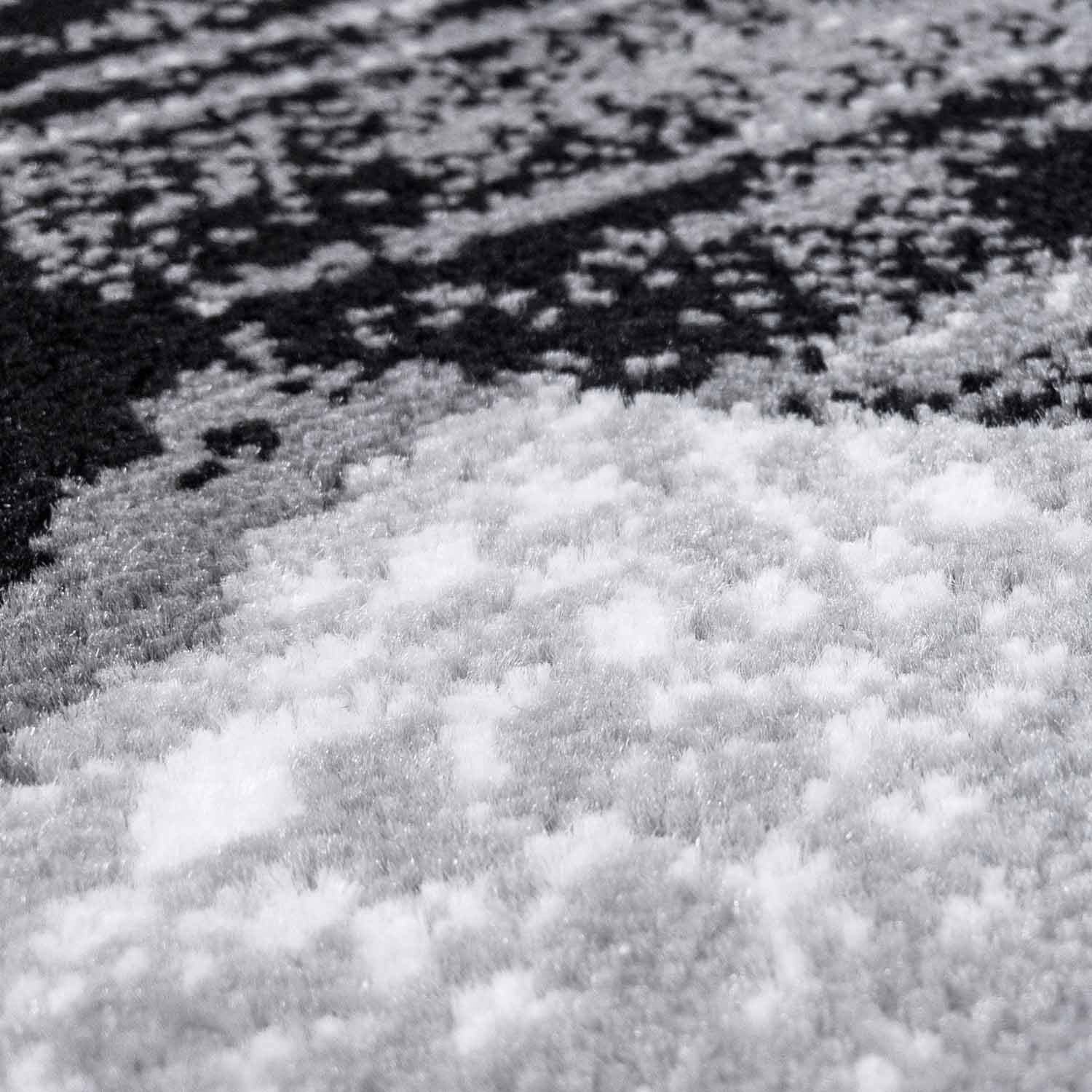 Tapijt Omid Grijstinten Abstract Vloerkleed 1 - Omid Carpets