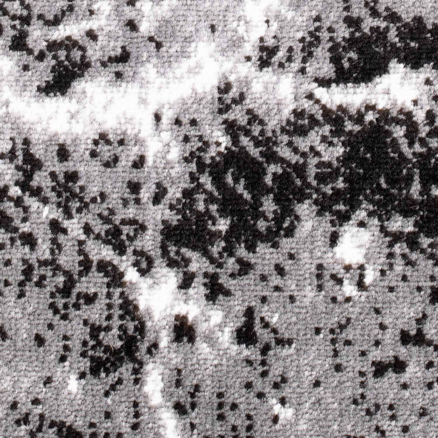 Tapijt Omid Grijstinten Abstract Vloerkleed 6 - Omid Carpets