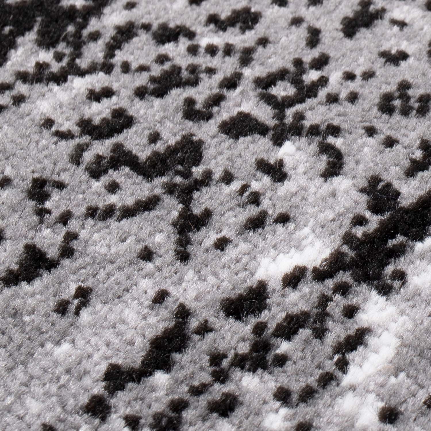 Tapijt Omid Grijstinten Abstract Vloerkleed 6 - Omid Carpets
