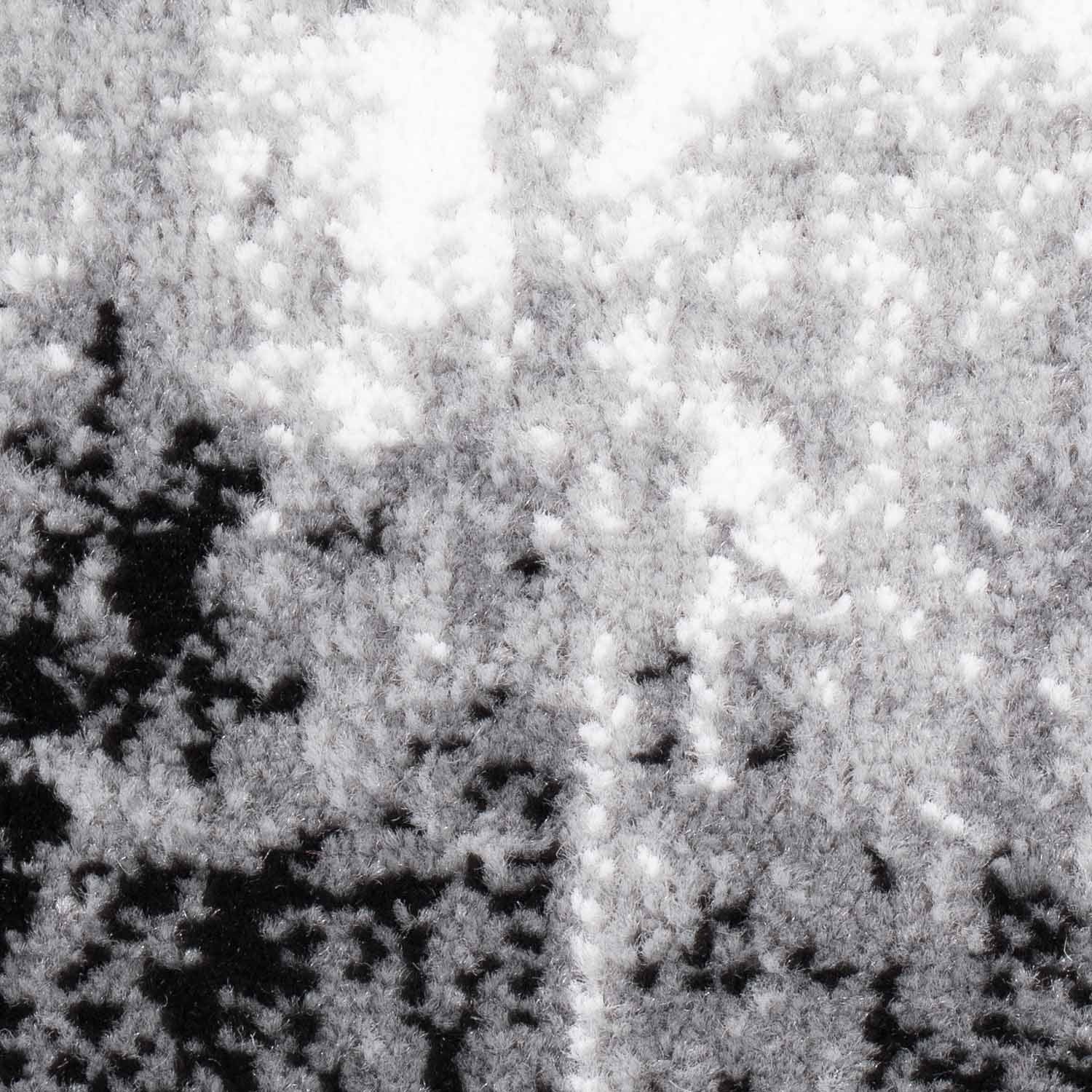 Tapijt Omid Grijstinten Abstract Vloerkleed 7 - Omid Carpets